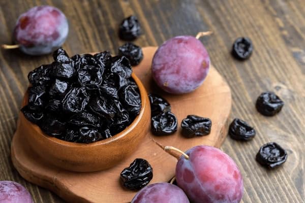 NatureVit California Pitted Prunes 1 Kg | Naturally Sweet & Unsweetened | Dry Plums Aloo Bukhara | Soft & Juicy Dried Plums | Ideal for Digestion, Snacking & Baking