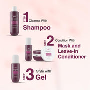 Bare Anatomy Curl Defining Shampoo | Curl Retention & 2X Frizz Protection For 48 Hours | Powered By Coconut Oil, Hyaluronic Acid & Castor Oil | Sulphate & Paraben Free | Women & Men | 250 ml