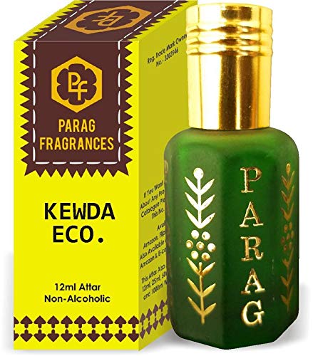 Parag Fragrances Kewda Economic Attar 1 Tola / 12ml (Crystal Series) Natural Distiled Attar/Alcohol Free Attar/Long Lasting Attar