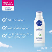 NIVEA Aloe Hydration Body Lotion, 200ml | 72 H Moisturization | Refreshing | Non Sticky Feel | With Goodness of Aloe Vera For Instant Hydrating In Summer | For Men & Women