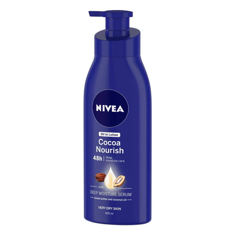 NIVEA Cocoa Nourish Deep Moisture Serum (400 ml) Pack Of 2Each