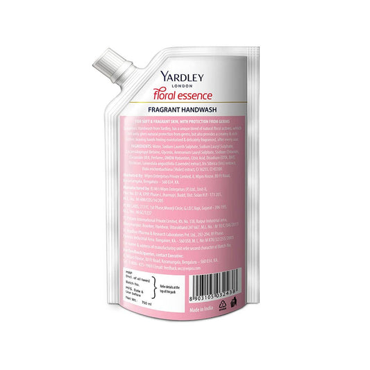 Yardley London Floral essence Iris & violet Fragrant Handwash 750ml,White