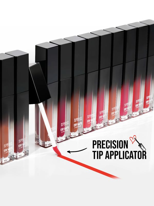 INSIGHT Stay Matte Lipcolor | Butter Texture with Matte Finish | Long Lasting Formula | Transferproof | Comfortable Wear | Infused with Avocado Oil & Niacinamide - (PHOTO DUMP) 3g
