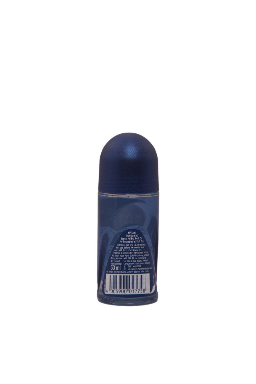 NIVEA Deo Fresh Active Roll On for Men, 50Ml