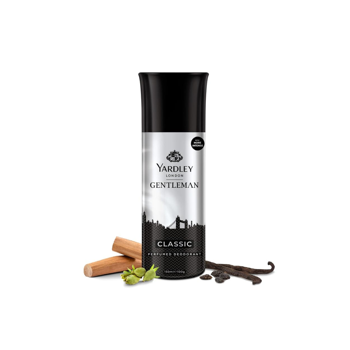 Yardley London Gentleman Classic Deodorant Body Spray For Men, 150ml