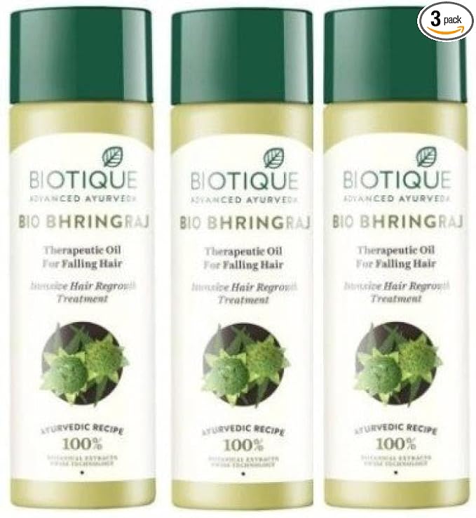 BIOTIQUEBhringrajHairOil200Ml*3PcsHairOil(600ml)