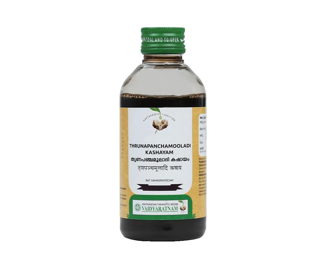 Thrunapanchamooladi Kashayam | Ayurvedic Herbal Decoction for Urinary Health, Inflammation & Kidney Support | Natural Diuretic & Detox Tonic by VAIDYARATNAM