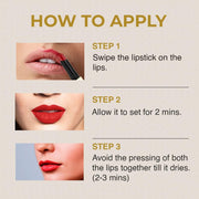 INSIGHT Professional Everlasting Longwear Lipstick | Velvety Smooth Finish | Highly Pigmented | Transferproof,Waterproof,Smudgeproof | Infused with Vit E & Marula Oil - (Clans) 2.5gm