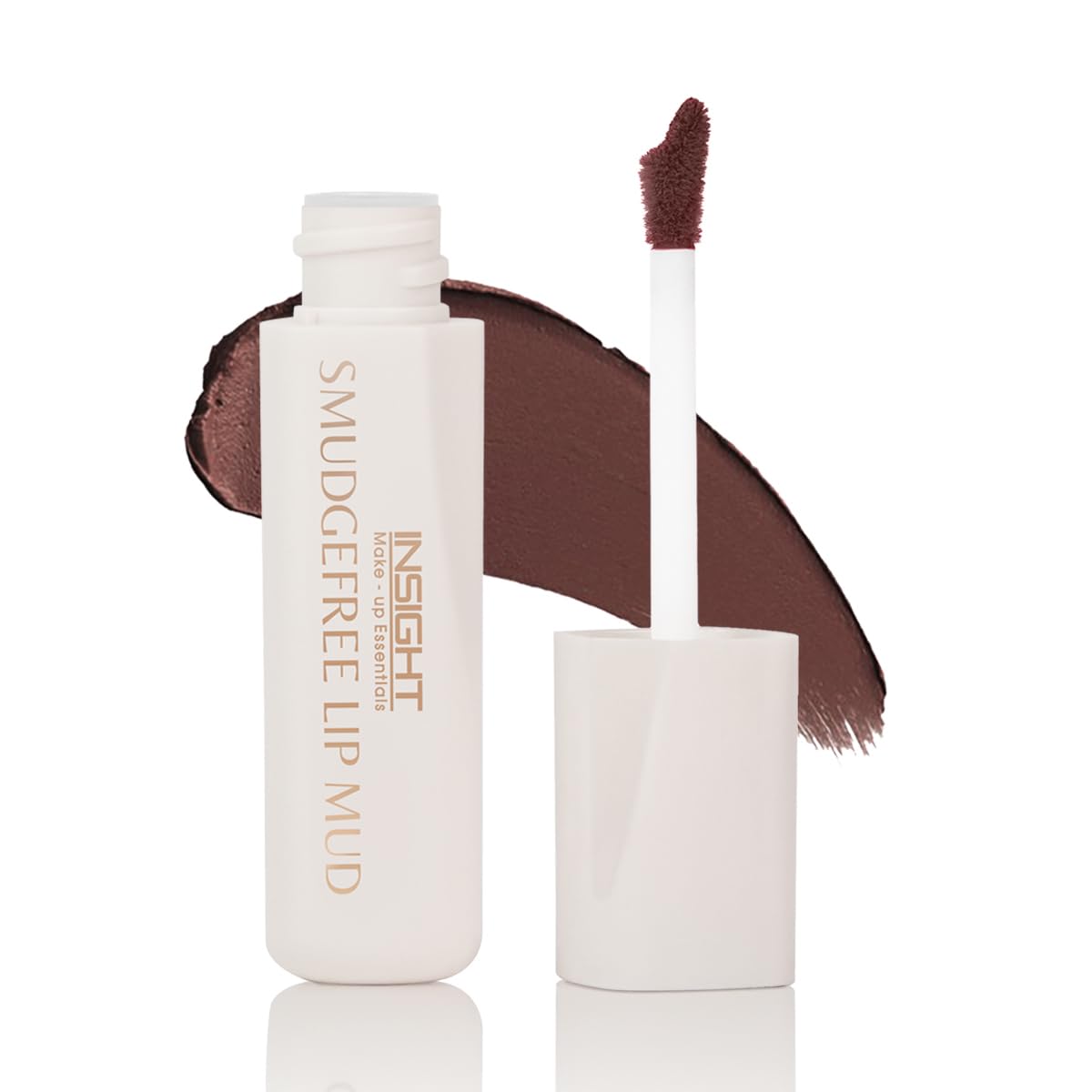 INSIGHT Smudge Free Lip Mud | Moisturizing Formula | Upto 12 Hrs Stay | Instant Matte Finish | Silky Smooth Texture (Misty) - 3.5g