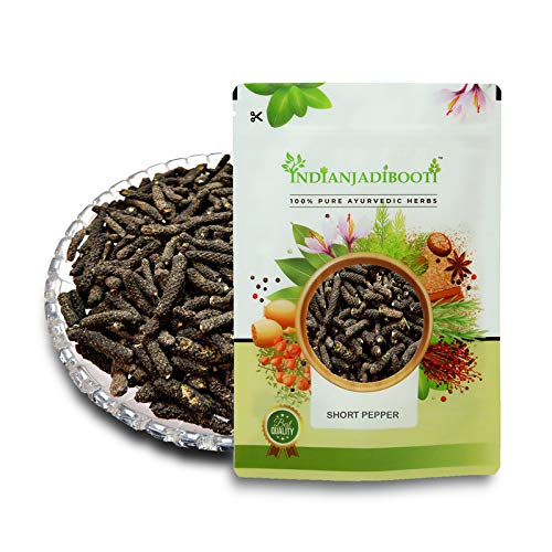 IndianJadiBooti Pipal Choti (Small Long Pepper/Pippali) – Pure Raw Pippali Whole – Natural Respiratory Rejuvenator & Metabolic Igniter – Helps Maintain Lung Health & Digestion | 400 Grams Pack