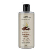 Bare Anatomy Nature x Science Flaxseed & Rice Water Hair Gel | Smoothes Hair & Controls Frizz | Lightweight, Non-Sticky & Non-Crunchy Formula | Enhances Natural Hair Texture & Shine | 300ml