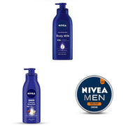 NIVEA Lotion 600 ml + Cocoa 400 ml + Men Crème 150 ml