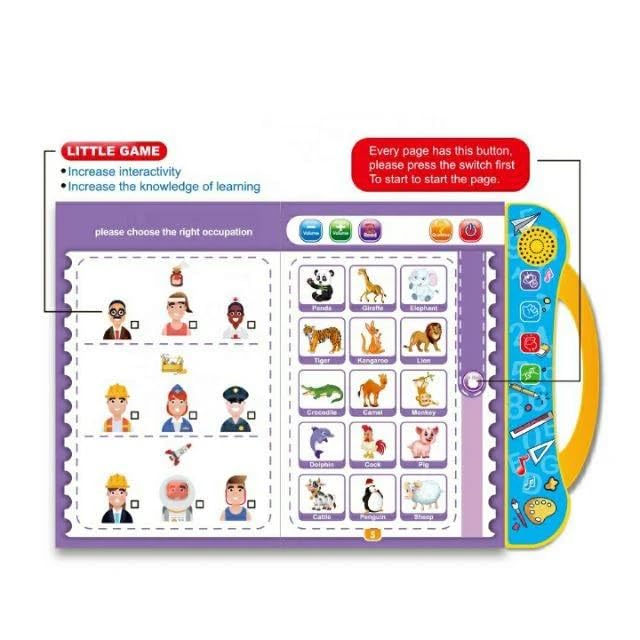 Toy Imagine Interactive Musical Learning Book for Kids | ABCD Alphabet, Rhymes, Educational Sound Toy | Best Gift for Boys, Girls, Toddlers | Parent-Child Activity | Ages 1-5 | Smart & Fun
