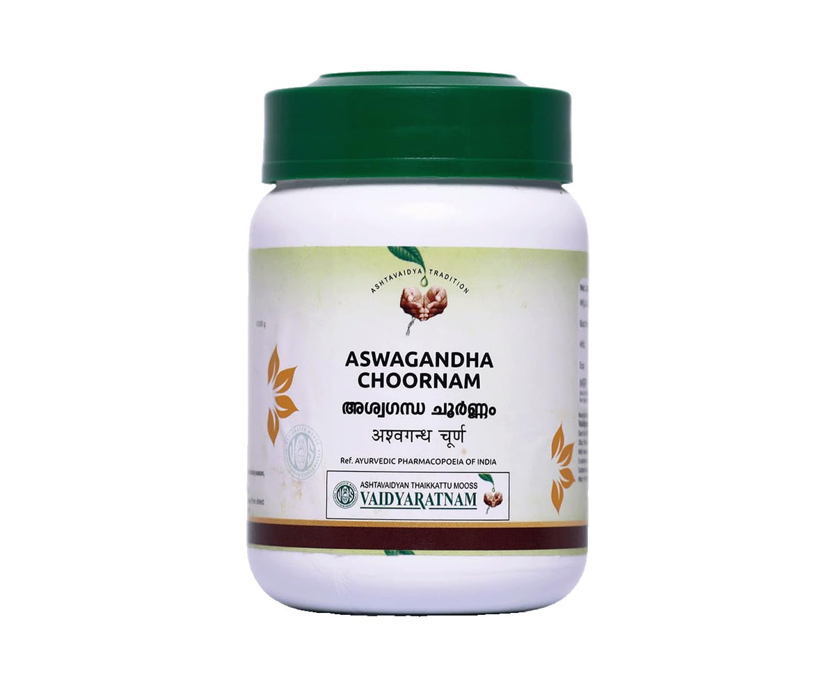 Aswagandha Choornam | Herbal Root Powder for Energy, Vitality & Daily Wellness – Vaidyaratnam
