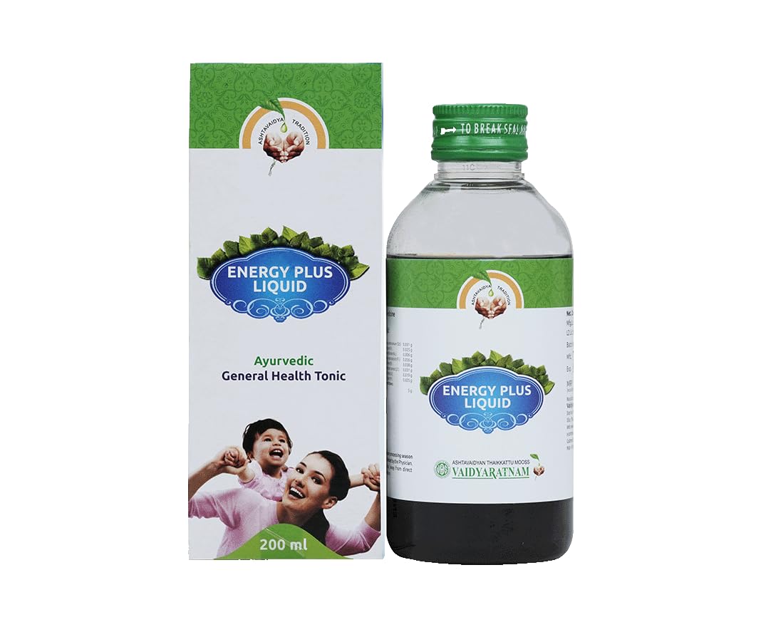 Vaidyaratnam Energy Plus | Herbal Supplement for Energy Support, Stamina & General Wellness