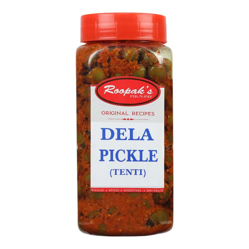 ROOPAK'S PIK-N-PAY Dela Pickle Handmade with Love | Traditional Recipe | Sun Dried Dela |Dela Ka Achar- No Artificial Colour & Flavour (400 g)