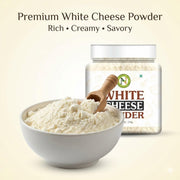 NatureVit White Cheese Powder 250 Gram | Rich & Creamy Flavour | Perfect for Popcorn, Pasta, Fries, Nachos & Sauces | Instant Cheese Seasoning Mix | 100% Vegetarian