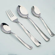Parage 18 Pieces Premium Stainless Steel Cutlery Set, Home & Kitchen with Gift Box (6 Pieces Each Table Spoons, Table Forks & Tea Spoons) with Leatherite Box