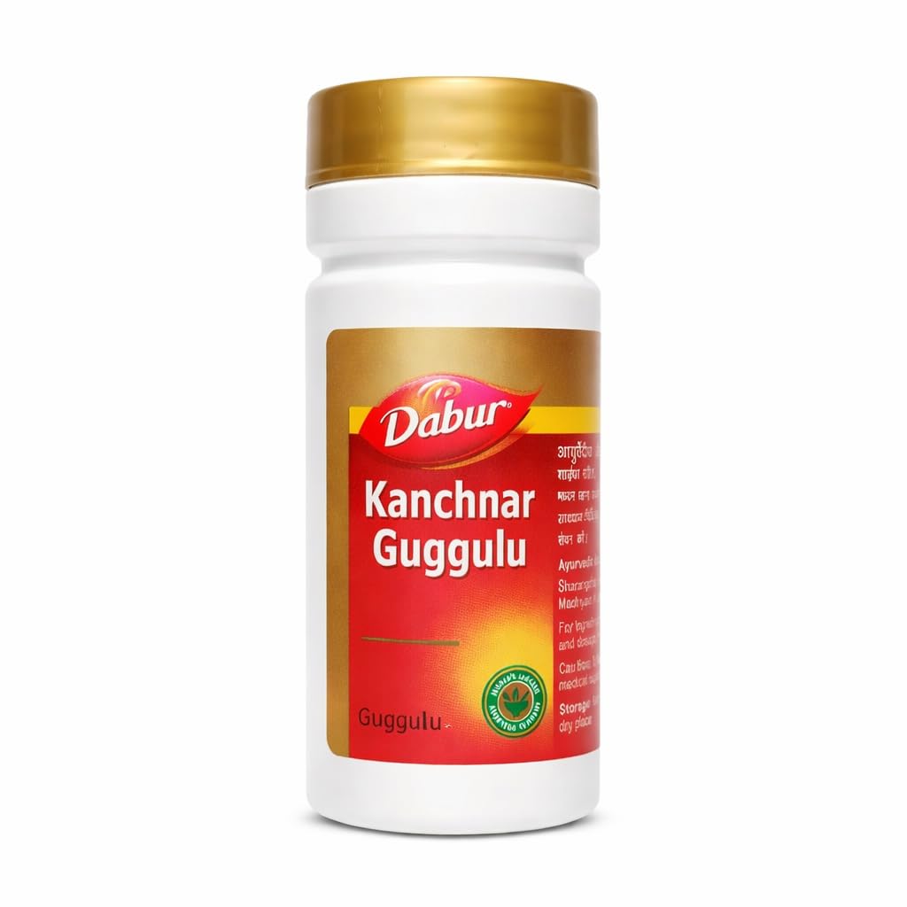 N.R. Gandhi Dabur kanchnar guggulu tablets | Ayurvedic Vatis | 80 Tablets
