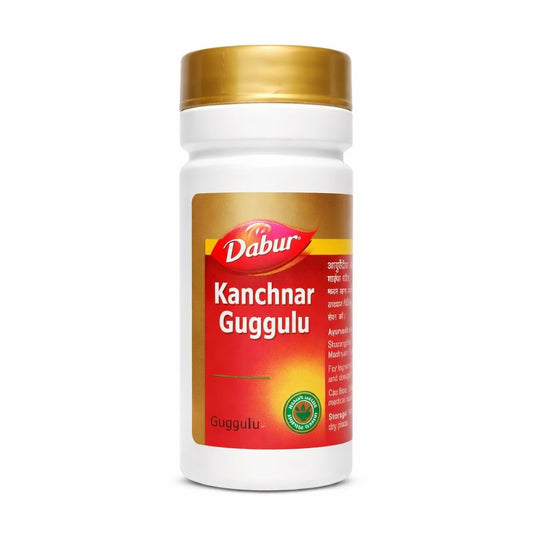 N.R. Gandhi Dabur kanchnar guggulu tablets | Ayurvedic Vatis | 80 Tablets
