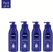 NIVEA Body Milk Nourishing Lotion, Pack of 4 (1600 ml)