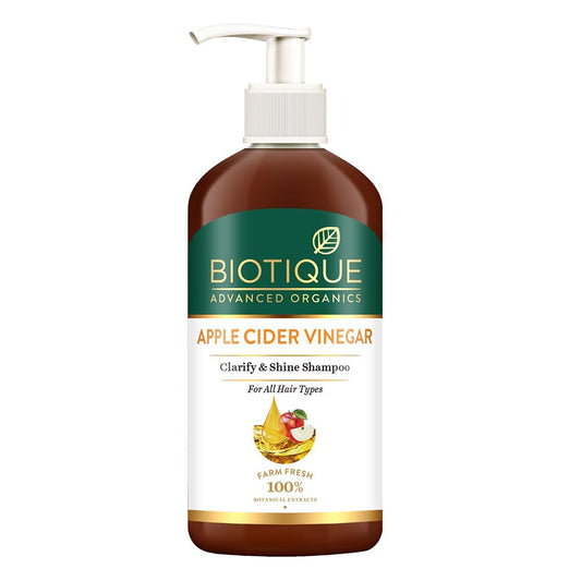 Biotique Apple Cider Vinegar Hair Shampoo, for All Hair Types, 300ml