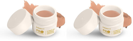 INSIGHT Professional Ultimate HD Longwear Concealer 10 g – Shade LNP13 | Ultra-Pigmented Creamy Formula, Full Coverage, Waterproof & Sweat-Resistant (Pack of 2)