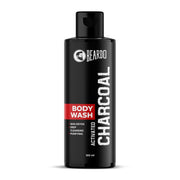 Beardo Activated Charcoal Anti-Pollution Body Wash, 100ml | Deep Pore Cleaning | Removes Dirt & Impurities | For Body & Face | Reduces Acne | Oil Control | For Men