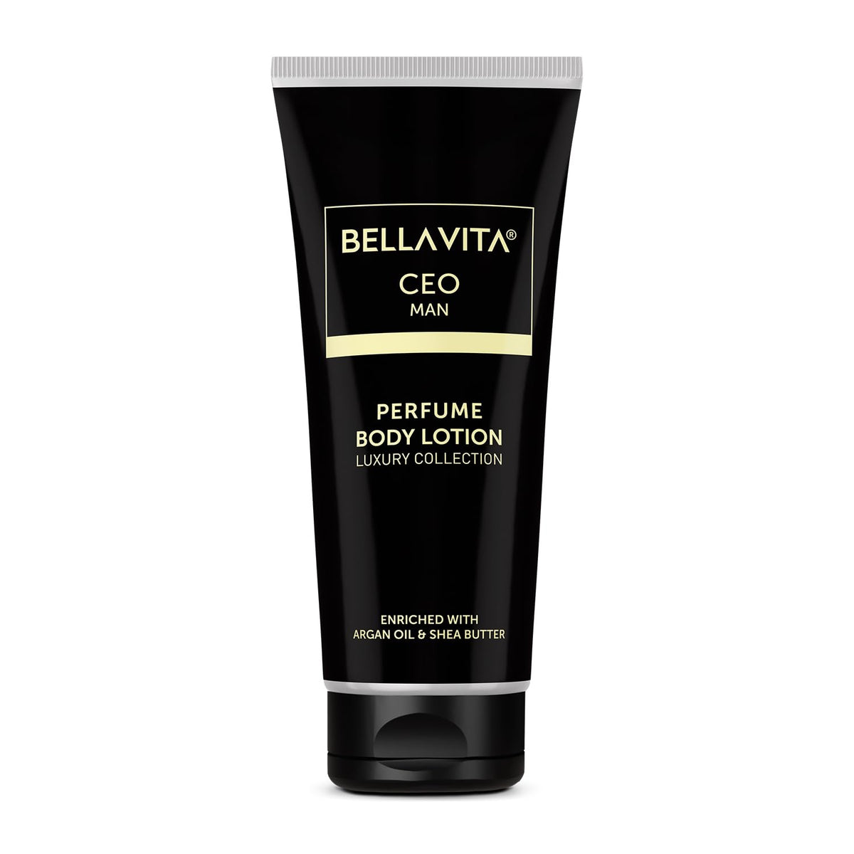 Bella Vita Luxury Intense CEO Man Body Perfume Lotion for Nourishing, Hydrating, Soft, Supple & Healthy Skin with Argan Oil & Shea Butter 200 Ml