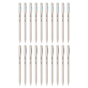 Hauser XO Gel Pen Combo Pack | Matt Finish Body With Ultra Durable Tip | 10 Pcs Blue Ink & 10 Pcs Black Ink