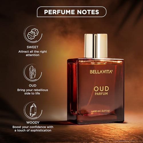 Bella Vita Luxury OUD PARFUM Intense Unisex Perfume with Floral Oud, Vanilla, Musk|Premium, Long Lasting Spicy & Woody Fragrance for Men & Women 100ML