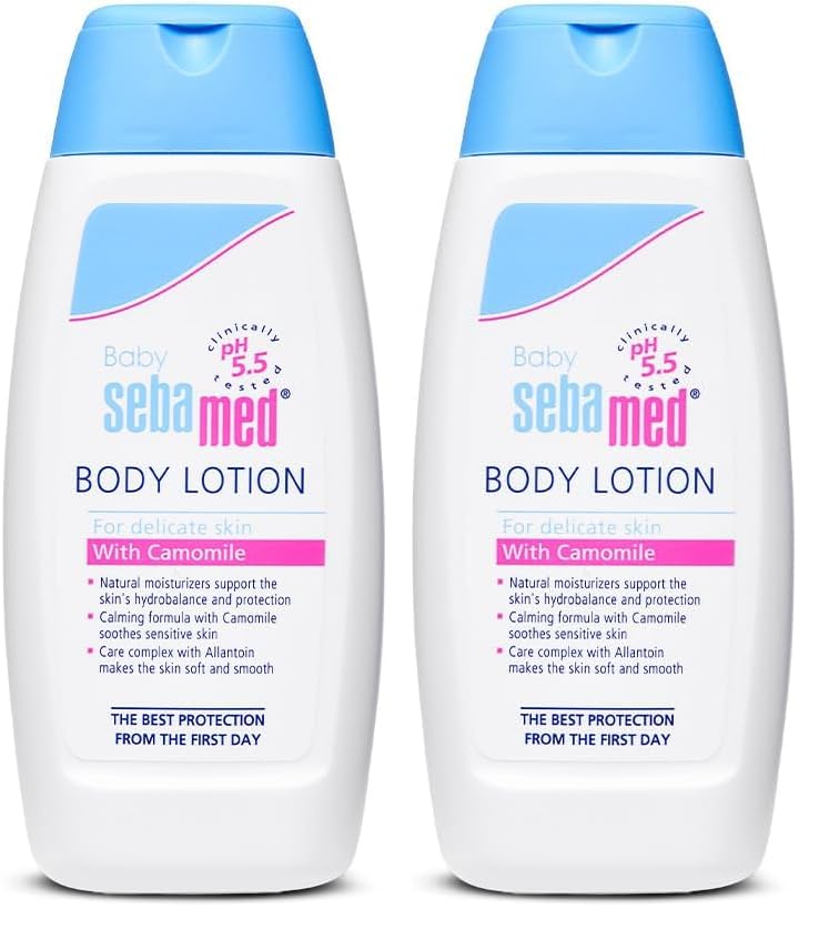 Sebamed Baby Body Lotion|pH 5.5|Vegan|200 ml (Pack of 2)