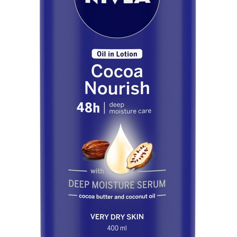 NIVEA Cocoa Nourish Deep Moisture Serum (400 ml) Pack Of 2Each