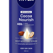 NIVEA Cocoa Nourish Deep Moisture Serum (400 ml) Pack Of 2Each