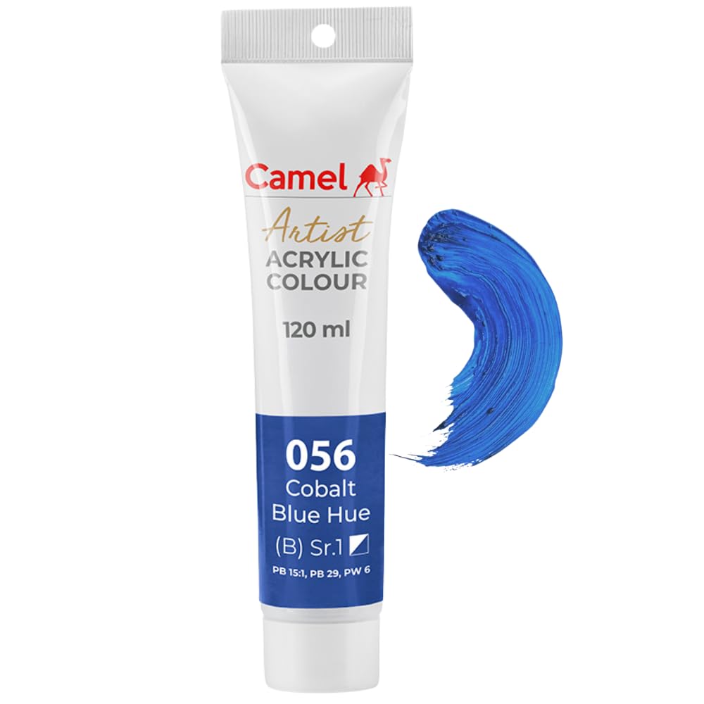 Camel Camlin Kokuyo Cobalt Blue Hue Artist Acrylic Color-120 ML
