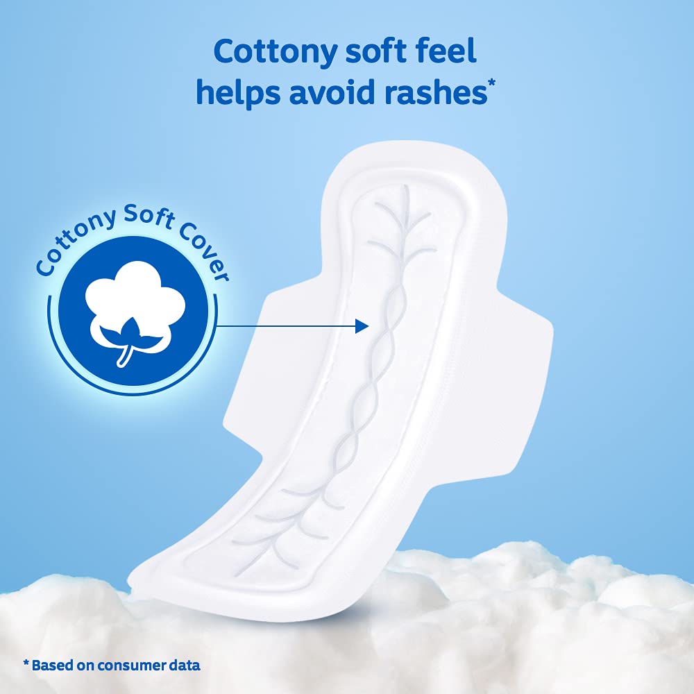 Stayfree Secure Extra Large Cottony Soft Cover Sanitary Pads For Women Combo, 20s X 3 (60 Pads) (Pack of 3)
