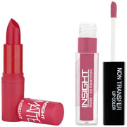 Insight Cosmetics Matte Lipstick & Non Transfer Lip Color