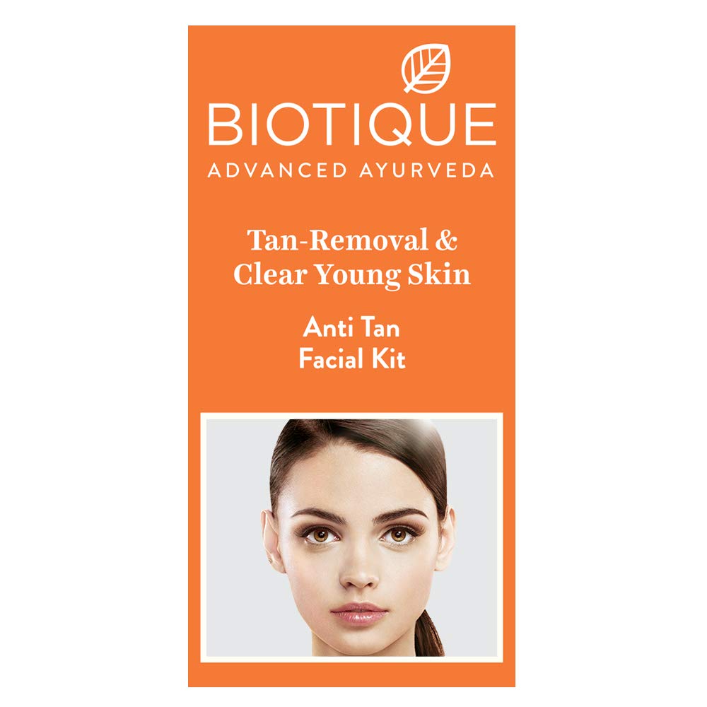Biotique Bio Anti Tan Facial Kit (Free with Swiss Magic Dark Spot Corrector)
