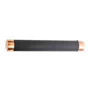 Aalayam Selveer Karungali Stick Brass Cap 6 Inches Unpoilshed Natural Black Colour 1 Piece