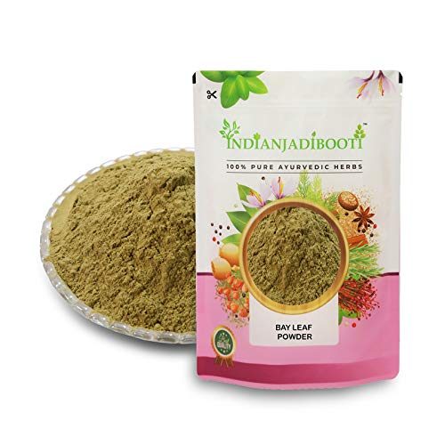 IndianJadiBooti Tej Patta Powder - Tejpatta Powder - Bay Leaf Powder - Cinnamomum Tamala, 400 Grams