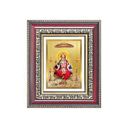 DIVINITI Santoshi Mata | Goddess of Contentment & Fulfilment Tabletop and Wall Frame in 24K Gold Plated Foil