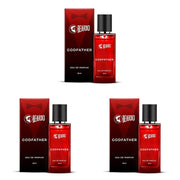 BEARDO Godfather Perfume For Men, 50Ml | Aromatic, Spicy Perfume For Men Long Lasting Perfume For Date Night Fragrance | Body Spray For Men | Ideal Gift For Men (Pack Of 3)