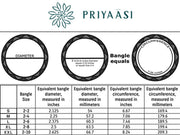 Priyaasi Multicolor Thread Bangles Set for Women | Traditional Design | Stone-Studded | Gold-Plated | Set of 16 | Brass Metal | Bridal Bangles Set for Weddings & Festivals