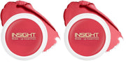 INSIGHT Blusher | Blendable Formula | Natural Dewy Finish | Creamy Matte Texture | Multiuse | Highly Pigmented |Infused With Vitamin E| Watermelon Popsicle-3.5g (Pack of 2)