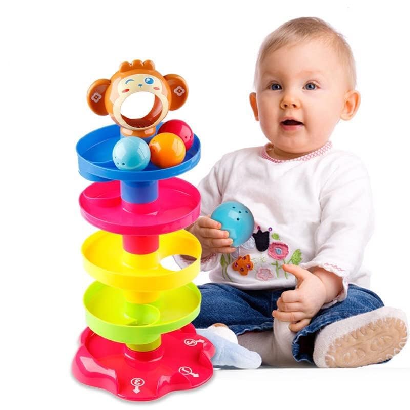 Toy Imagine Ball Drop & Roll Ramp Game | Swirling Tower Toy with Balls for Kids Age 2-5 Years | Motor Skill Development Ball Activity Toy for Babies & Toddlers | Colorful Ball Drop Toy (Pack of 2)