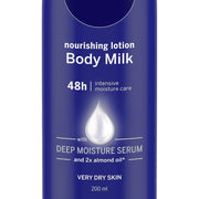 Nivea Nourishing Lotion Body Milk- 200ml + NIVEA Soft Light Moisturiser With Vitamin E- 50ml- Pack Of 2