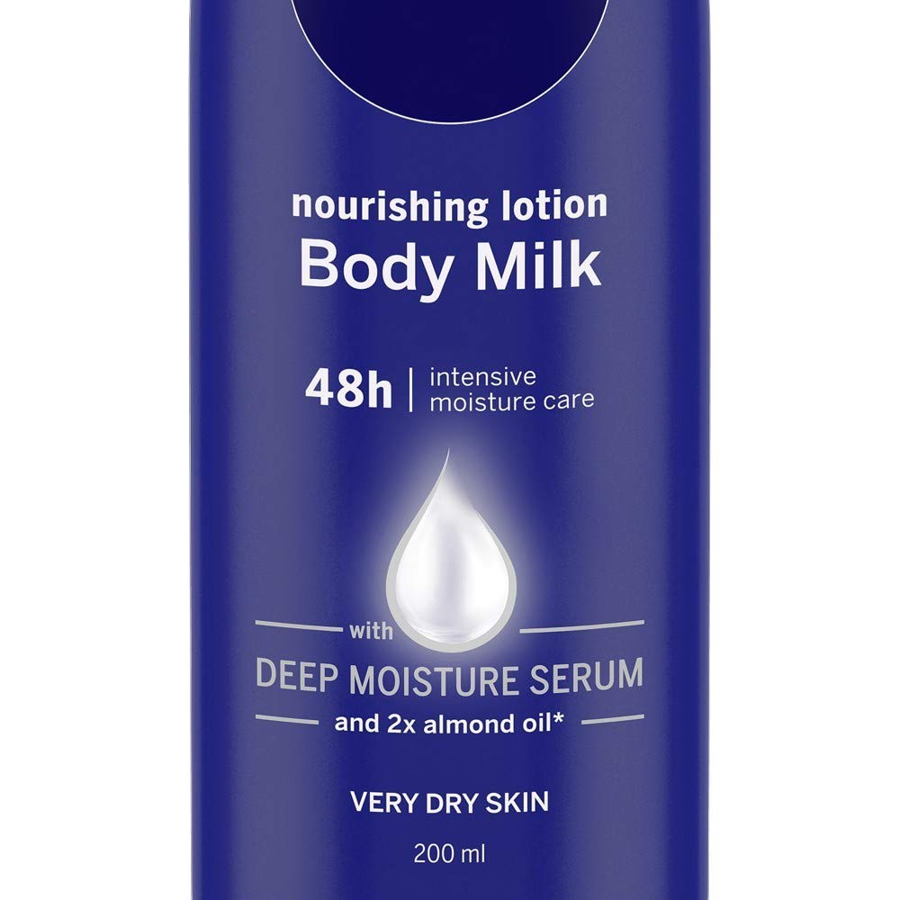 Nivea Nourishing Lotion Body Milk- 200ml + NIVEA Soft Light Moisturiser With Vitamin E- 50ml- Pack Of 2