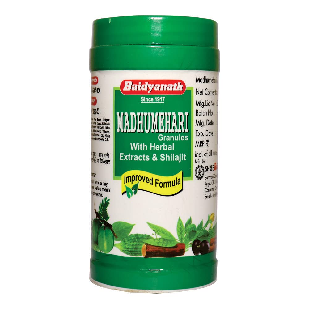 Baidyanath Asli Ayurved Madhumehari Granules I Blood Glucose Control I 100g (Pack of 3)