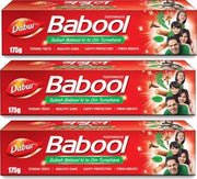 Dabur Babool Strong Teeth Toothpaste 175gm x 3 (525 g)