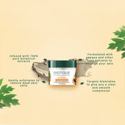 Biotique Papaya Tan Removal Brightening & Revitalizing Face Scrub | Gentle Exfoliation | Smooth and Clear Complexation | 100% Botanical Extracts| Suitable for All Skin Types | 75g